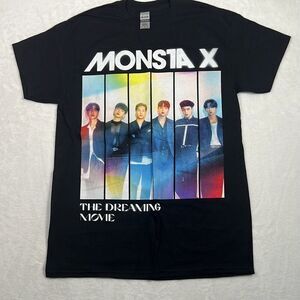 Monsta X K-pop band music concert release The Dreaming‎ Movie T-shirt Men Medium